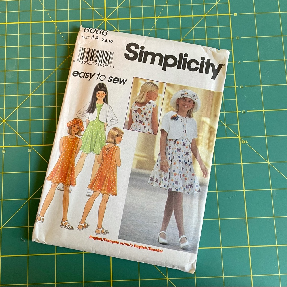 90’s Simplicity “Easy To Sew” Pattern #8068